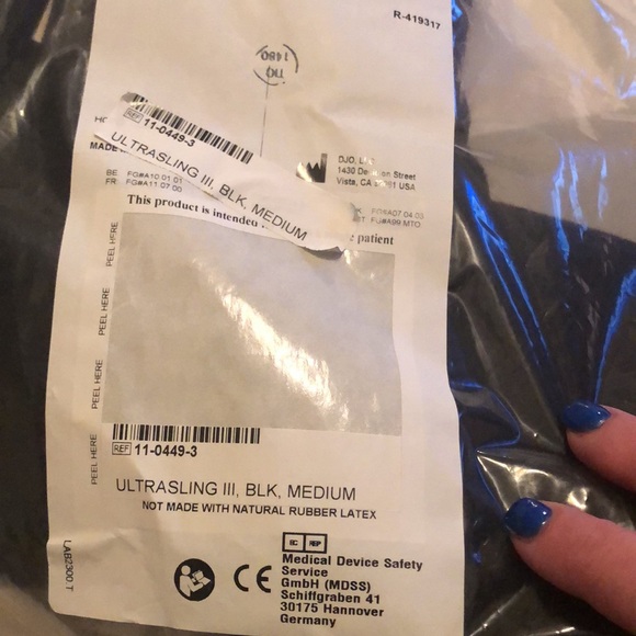 UltraSwing III Black Medium Shoulder Brace - Picture 9 of 9